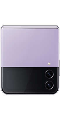 Logo-Galaxy Z Flip4 Back Closed Bora Purple