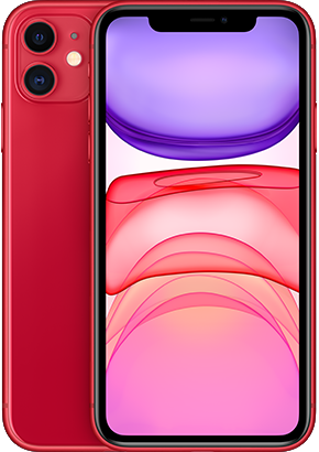 Logo-iPhone 11 Red