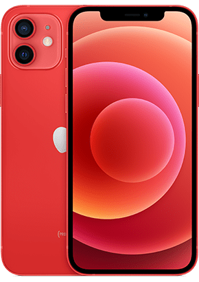 Logo-iPhone 12 Red
