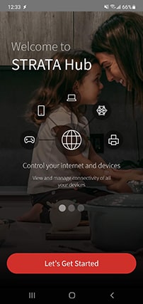 STRATA Hub Launch Screen