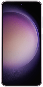 Logo-Galaxy S23 Lavender Front